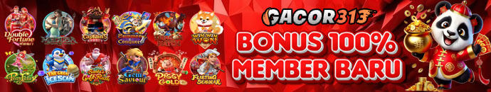 gacor313merupakan situs permainan yang menyediakan promo bonus member baru 100%